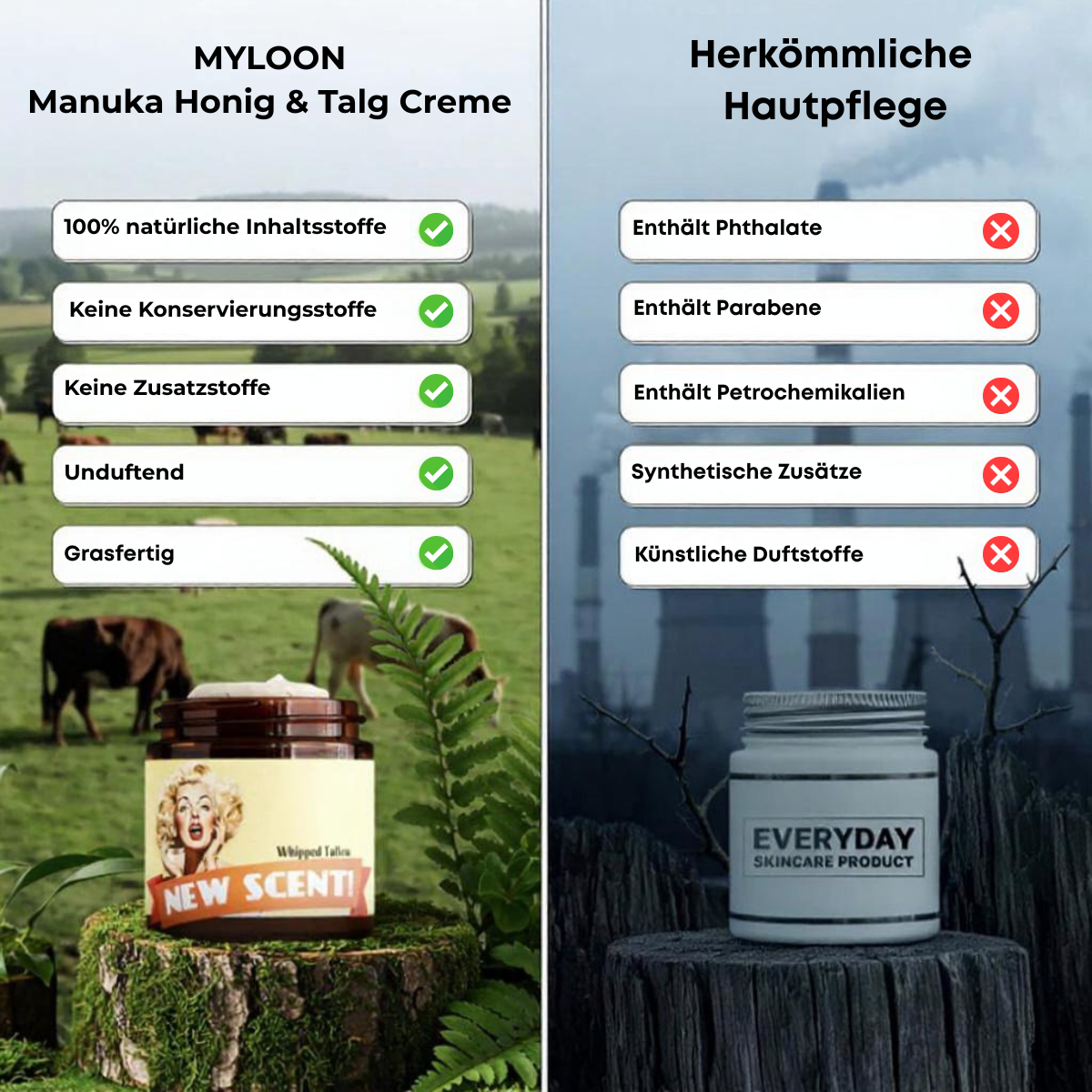 MYLOON Manuka Honig & Talg Creme